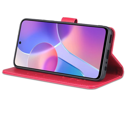 For Honor X30i AZNS Sheepskin Texture Flip Leather Phone Case(Red) by AZNS