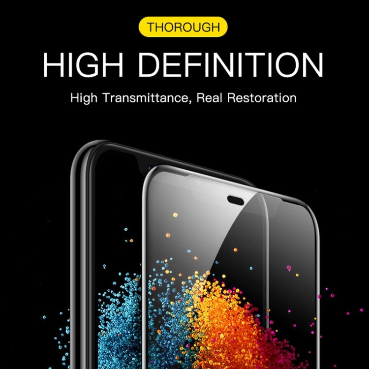 For iPhone 16e / 13 / 13 Pro AG Matte Frosted Full Cover Tempered Glass Film by bashfashion