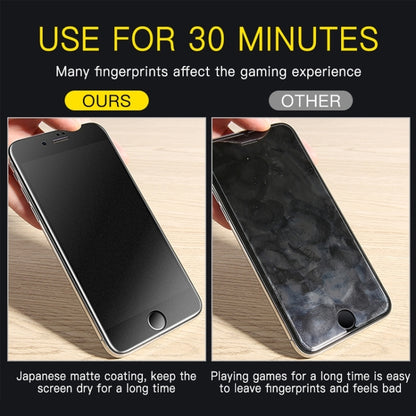 For iPhone 16e / 13 / 13 Pro AG Matte Frosted Full Cover Tempered Glass Film by bashfashion