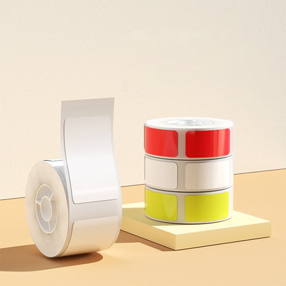 10 x 25mm 240 Sheets Thermal Printing Label Paper Stickers For NiiMbot D101 / D11(White) by bashfashion