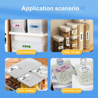 10 x 25mm 240 Sheets Thermal Printing Label Paper Stickers For NiiMbot D101 / D11(White) by bashfashion