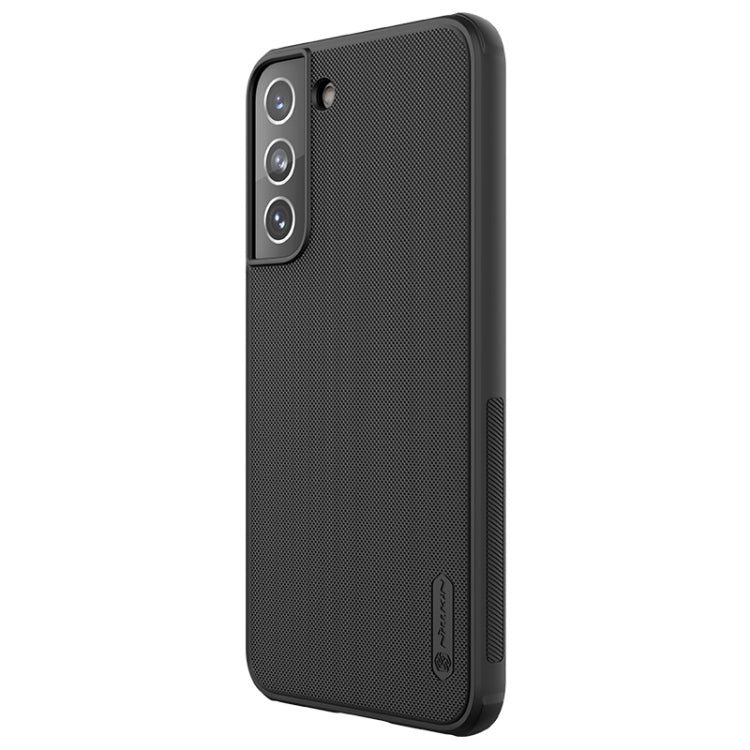 For Samsung Galaxy S22 5G NILLKIN Super Frosted Shield Pro PC + TPU Phone Case(Black) by NILLKIN