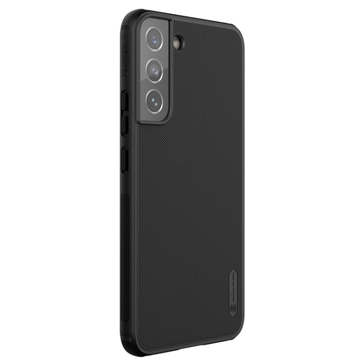 For Samsung Galaxy S22 5G NILLKIN Super Frosted Shield Pro PC + TPU Phone Case(Black) by NILLKIN