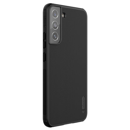 For Samsung Galaxy S22 5G NILLKIN Super Frosted Shield Pro PC + TPU Phone Case(Black) by NILLKIN