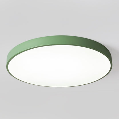 Macaron LED Round Ceiling Lamp, Stepless Dimming, Size:23cm(Green) by bashfashion