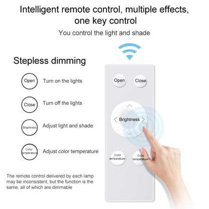 Macaron LED Round Ceiling Lamp, Stepless Dimming, Size:23cm(Pink) by bashfashion