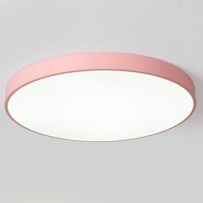 Macaron LED Round Ceiling Lamp, Stepless Dimming, Size:50cm(Pink) by bashfashion