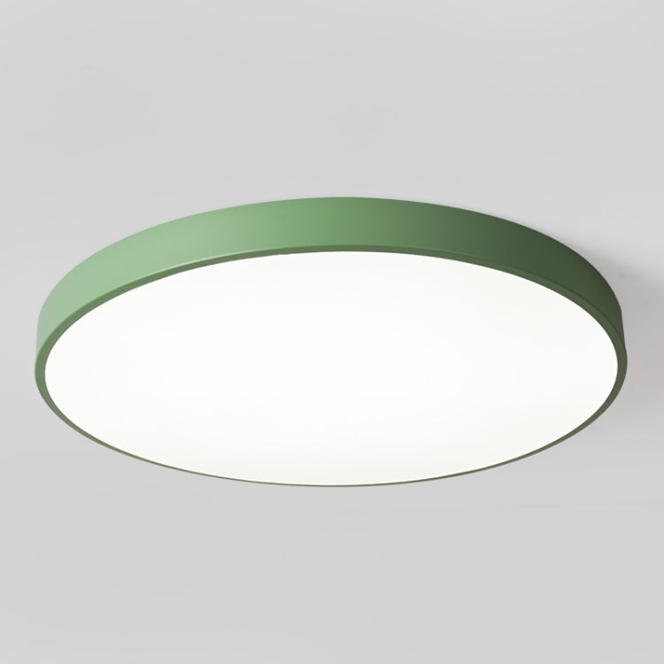 Macaron LED Round Ceiling Lamp, Stepless Dimming, Size:78cm(Green) by bashfashion