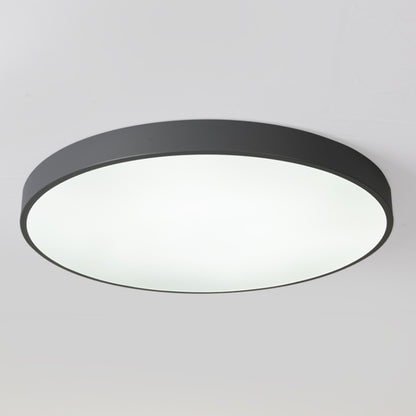 Macaron LED Round Ceiling Lamp, Stepless Dimming, Size:78cm(Grey) by bashfashion