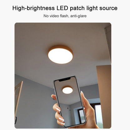 Macaron LED Round Ceiling Lamp, Stepless Dimming, Size:78cm(Grey) by bashfashion