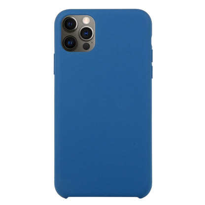 For iPhone 12 Pro Max Solid Silicone Phone Case(Cobalt Blue) by bashfashion