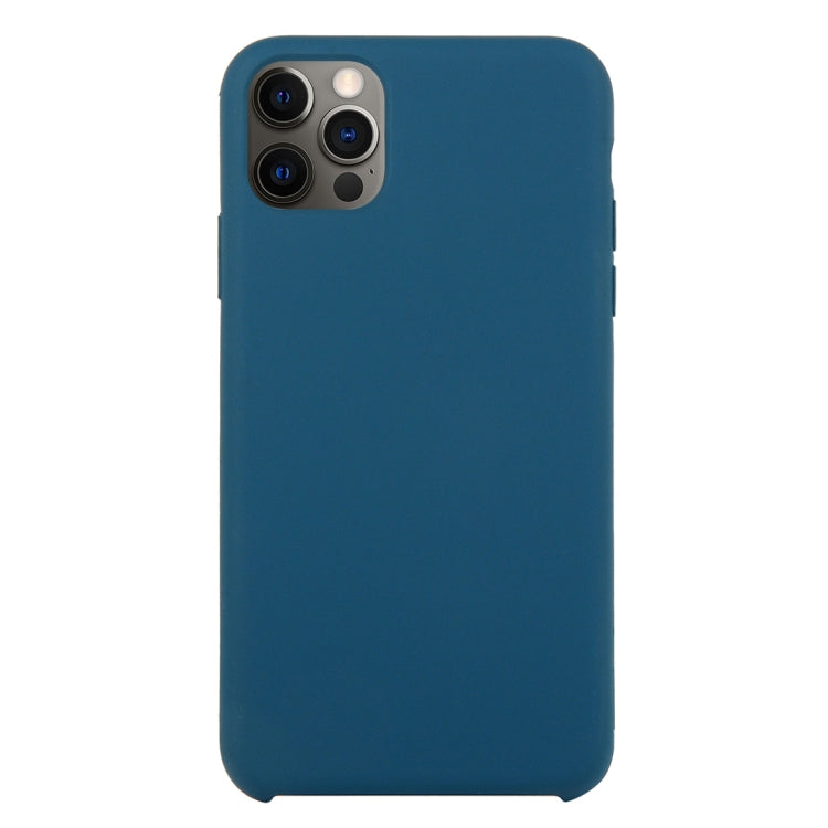 For iPhone 12 Pro Max Solid Silicone Phone Case(Xingyu Blue) by bashfashion