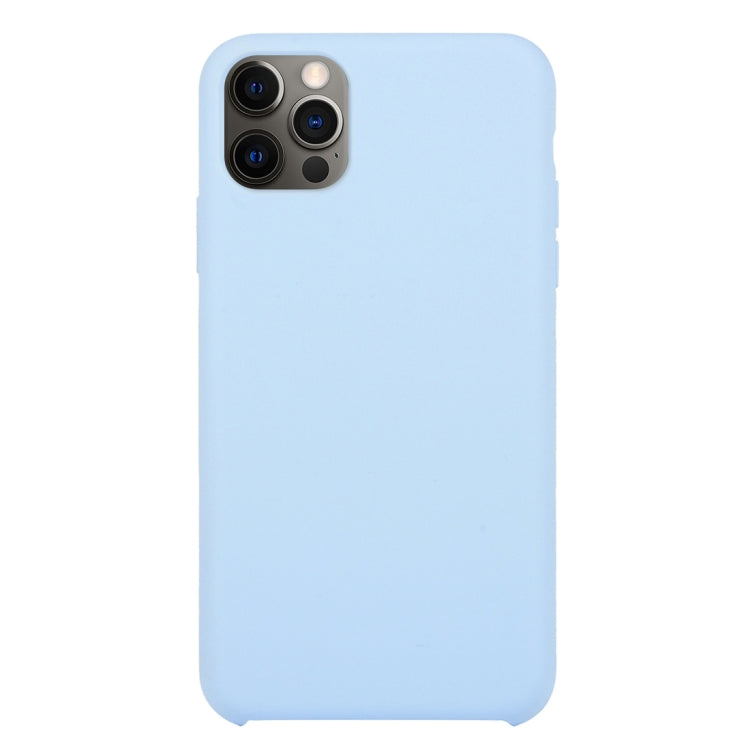 For iPhone 12 Pro Max Solid Silicone Phone Case(Lilac Purple) by bashfashion