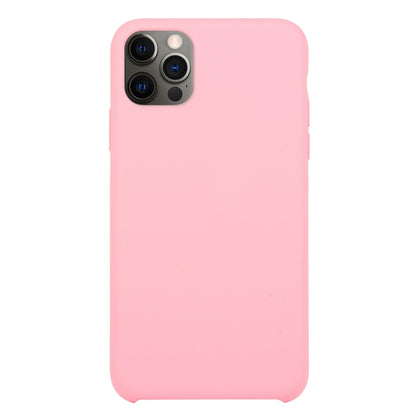 For iPhone 12 Pro Max Solid Silicone Phone Case(Rose Pink) by bashfashion