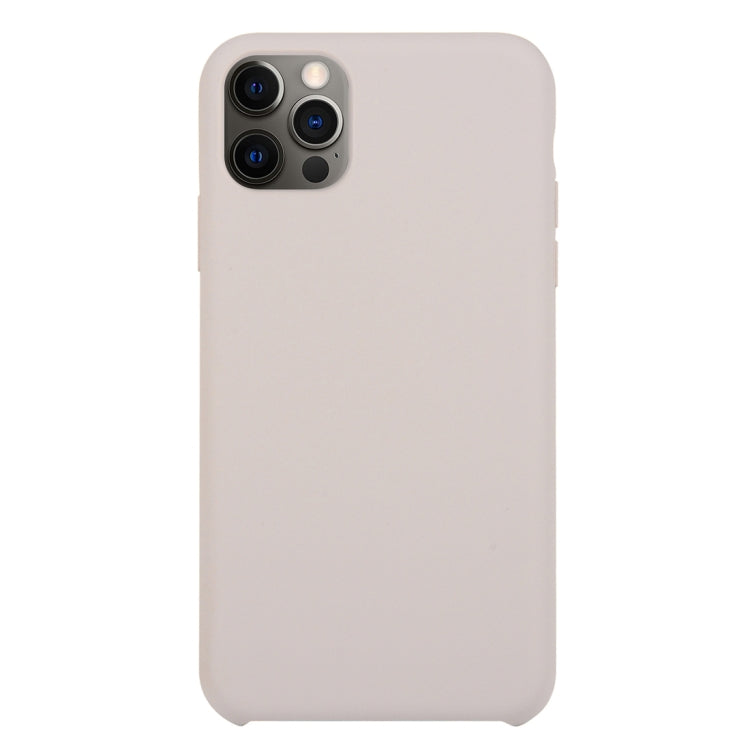 For iPhone 12 Pro Max Solid Silicone Phone Case(Lavender Purple) by bashfashion