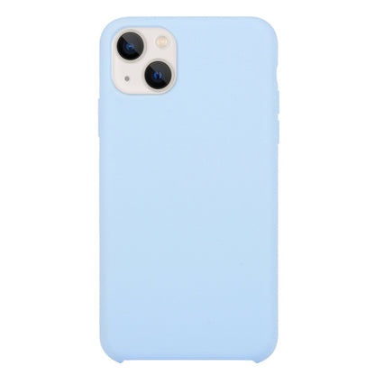 For iPhone 13 Solid Silicone Phone Case(Lilac Purple) by bashfashion