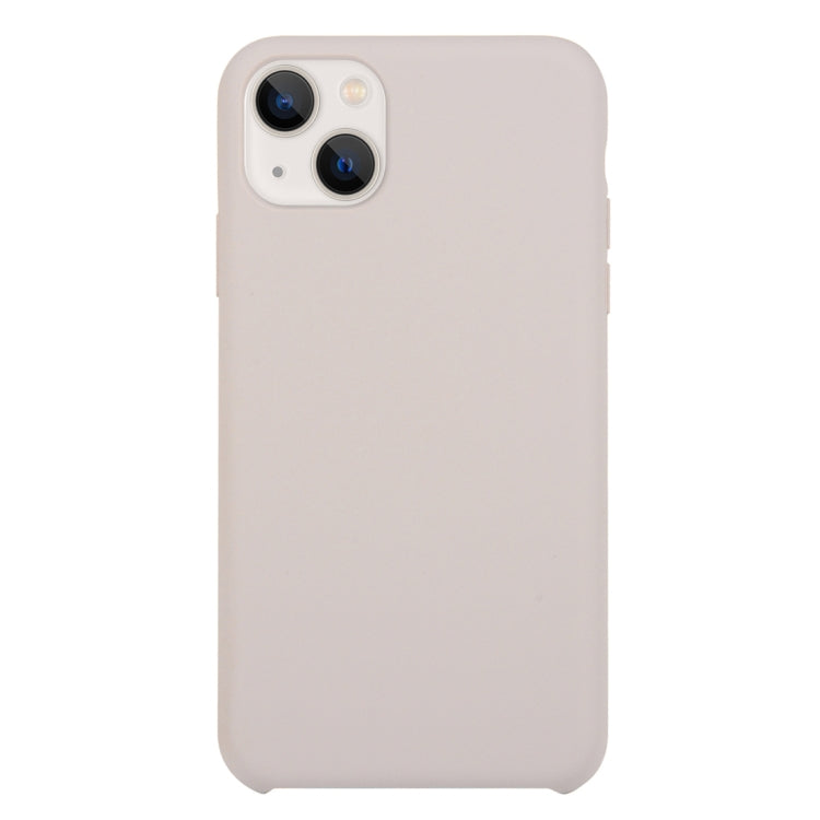 For iPhone 13 Solid Silicone Phone Case(Lavender Purple) by bashfashion