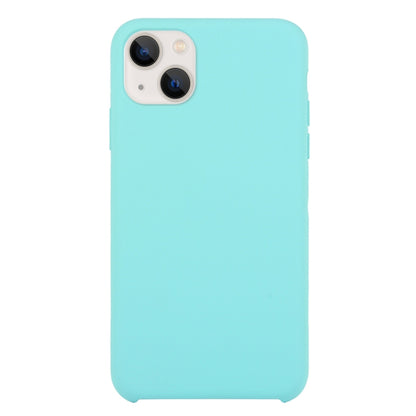 For iPhone 13 Solid Silicone Phone Case(Ice Blue) by bashfashion