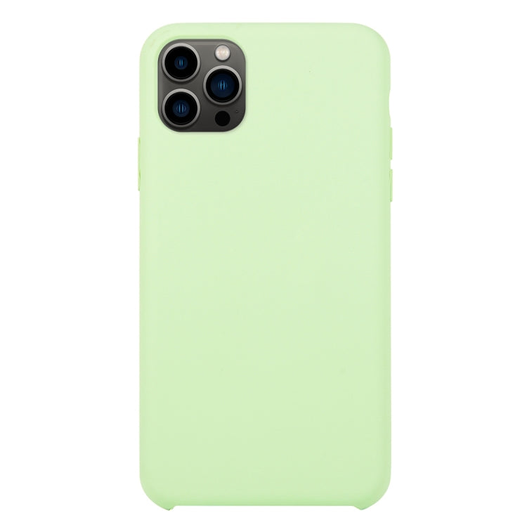 For iPhone 13 Pro Solid Silicone Phone Case (Mint Green) by bashfashion