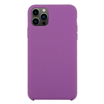 For iPhone 13 Pro Solid Silicone Phone Case (Purple) by bashfashion