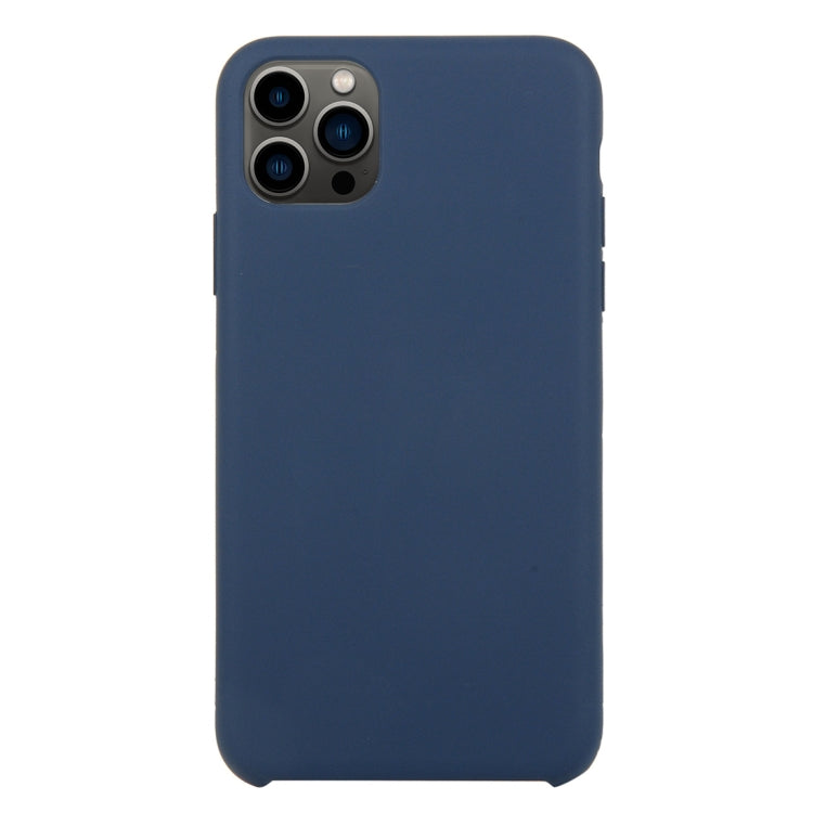For iPhone 13 Pro Solid Silicone Phone Case (Midnight Blue) by bashfashion