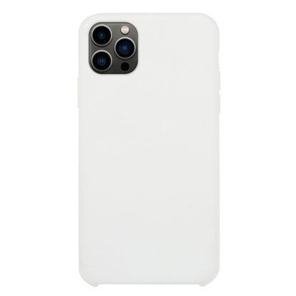 For iPhone 13 Pro Solid Silicone Phone Case (White) by bashfashion