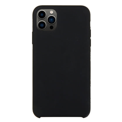 For iPhone 13 Pro Solid Silicone Phone Case (Black) by bashfashion