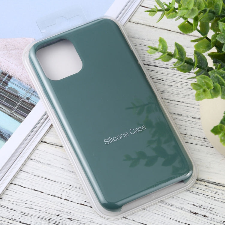 For iPhone 13 Pro Solid Silicone Phone Case (Dark Green) by bashfashion