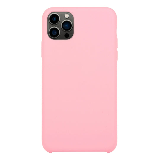 For iPhone 13 Pro Max Solid Silicone Phone Case (Rose Pink) by bashfashion