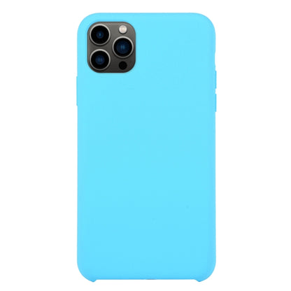 For iPhone 13 Pro Max Solid Silicone Phone Case (Sky Blue) by bashfashion