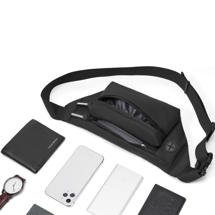 cxs-321 Adjustable Oxford Cloth Waist Bag for Men, Size: 32 x 12 x 6cm(Dark Green) by bashfashion