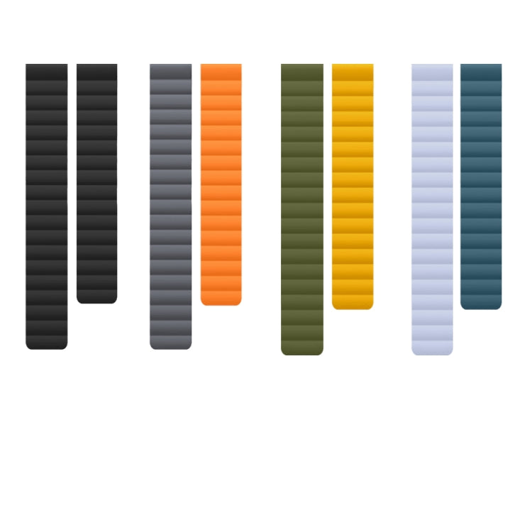 For Fitbit Charge 3 / 4 Silicone Magnetic Watch Band(Army Green) by bashfashion