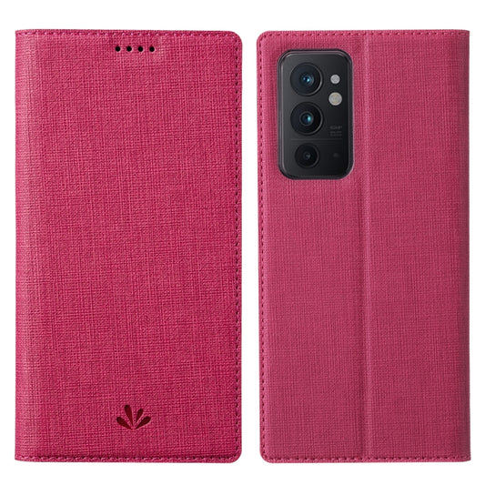 For OnePlus 9RT 5G ViLi DMX Series Shockproof Magnetic Attraction Phone Case(Rose Red) by ViLi
