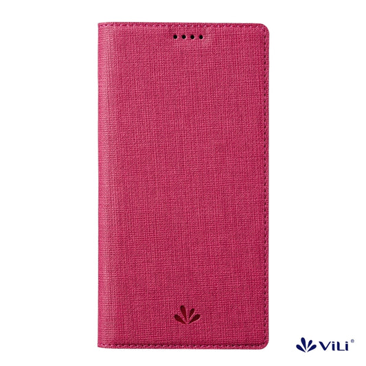 For OnePlus 9RT 5G ViLi DMX Series Shockproof Magnetic Attraction Phone Case(Rose Red) by ViLi