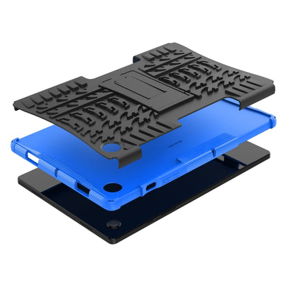 For Samsung Galaxy Tab A8 10.5 (2021) Tire Texture TPU + PC Tablet Case(Blue) by bashfashion