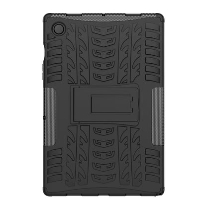 For Samsung Galaxy Tab A8 10.5 (2021) Tire Texture TPU + PC Tablet Case(Black) by bashfashion