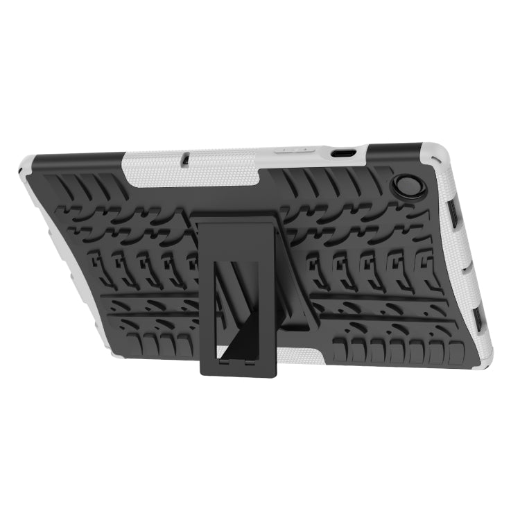 For Samsung Galaxy Tab A8 10.5 (2021) Tire Texture TPU + PC Tablet Case(White) by bashfashion