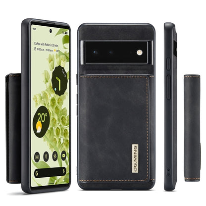 For Google Pixel 6 Pro DG.MING M1 Series 3-Fold Multi Card Wallet Back Cover Leather Phone Case(Black) by DG.MING
