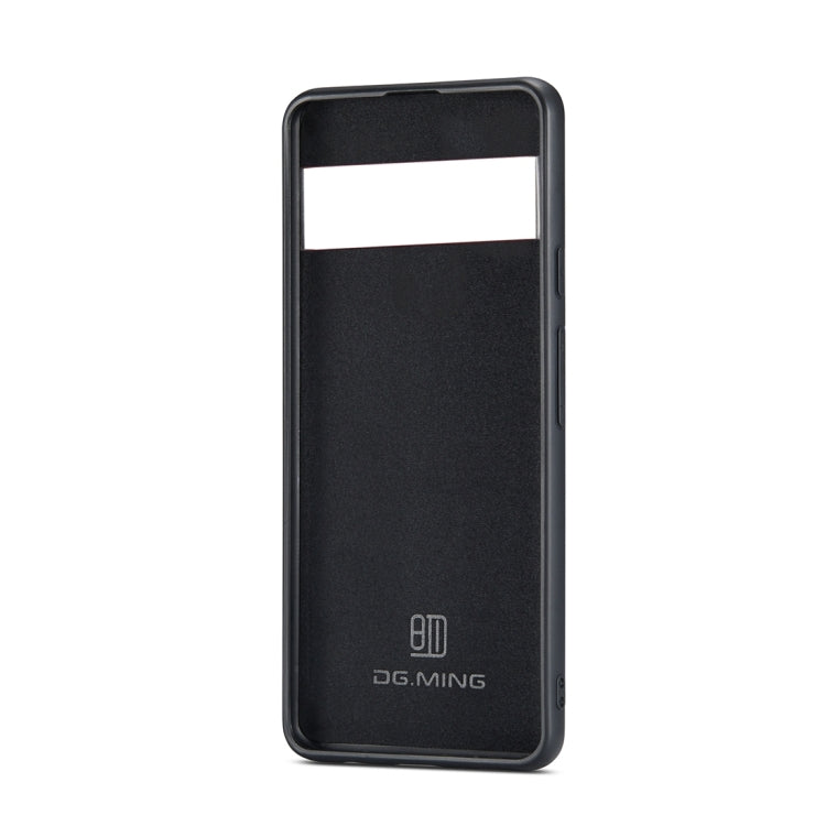 For Google Pixel 6 Pro DG.MING M2 Series 3-Fold Multi Card Bag Back Cover Leather Phone Case(Coffee) by DG.MING