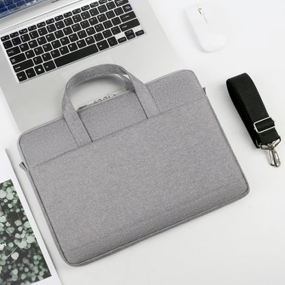 P310 Waterproof Oxford Cloth Laptop Handbag For 13.3 inch(Grey) by bashfashion