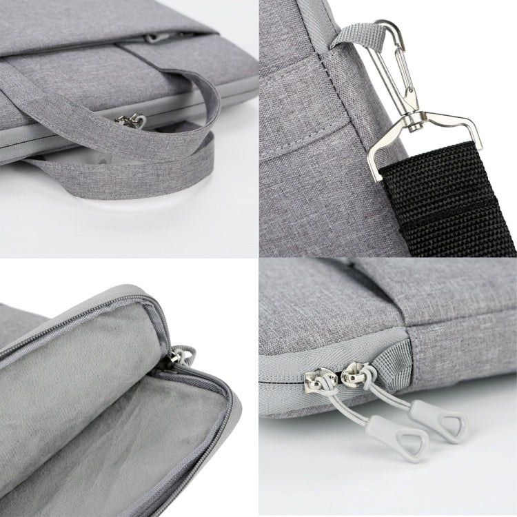 P310 Waterproof Oxford Cloth Laptop Handbag For 14 inch(Grey) by bashfashion