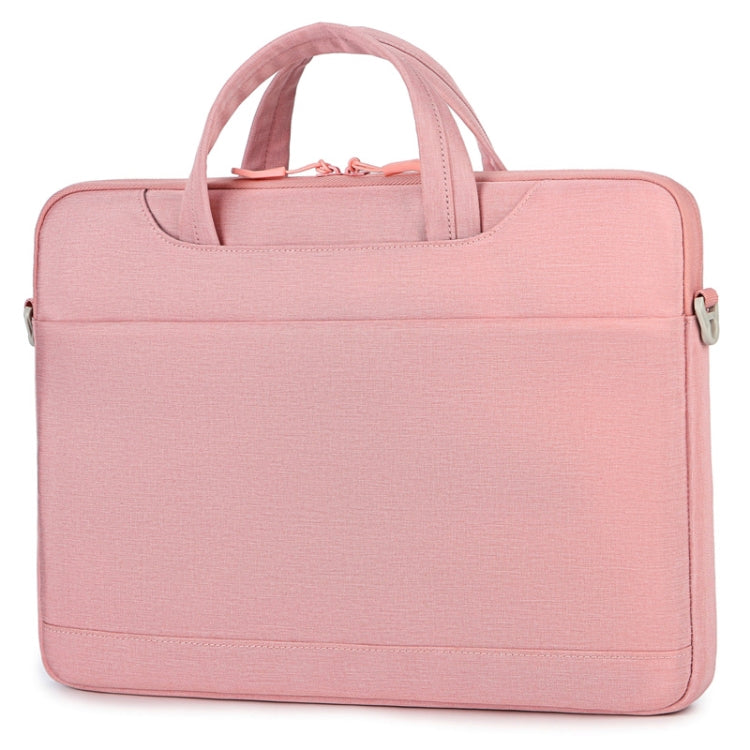 P510 Waterproof Oxford Cloth Laptop Handbag For 13.3-14 inch(Pink) by bashfashion