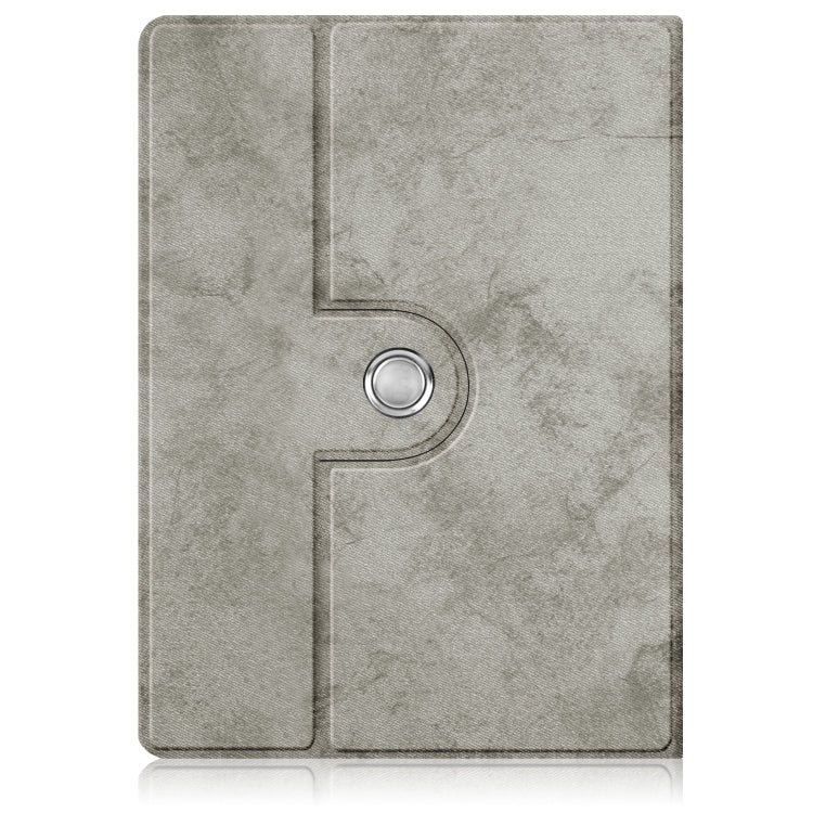 For Realme PocketBook PB970 360 Degrees Rotation Leather Tablet Case(Grey) by bashfashion