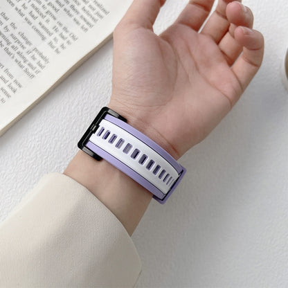 TPU Watch Band For Apple Watch Series 9&8&7 41mm / SE 3&SE 2&6&SE&5&4 40mm / 3&2&1 38mm(Blue Black) by bashfashion