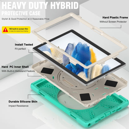 For Samsung Galaxy Tab A8 10.5 2021 Silicone + PC Tablet Case(Mint Green) by bashfashion