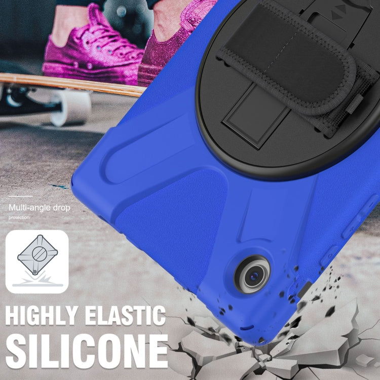 For Samsung Galaxy Tab A8 10.5 2021 Silicone + PC Tablet Case(Blue) by bashfashion