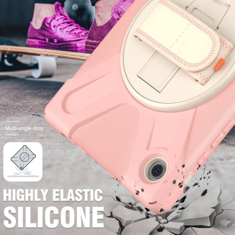 For Samsung Galaxy Tab A8 10.5 2021 Silicone + PC Tablet Case(Rose Gold) by bashfashion