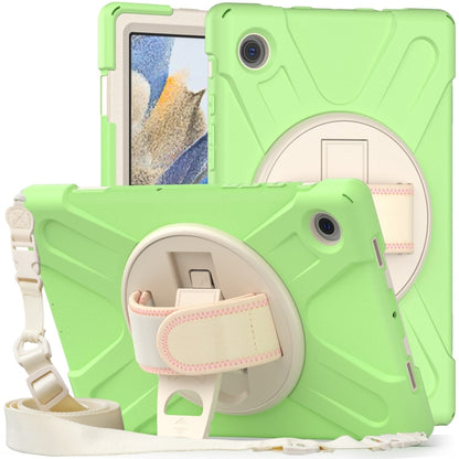 For Samsung Galaxy Tab A8 10.5 2021 Silicone + PC Tablet Case(Matcha Green) by bashfashion