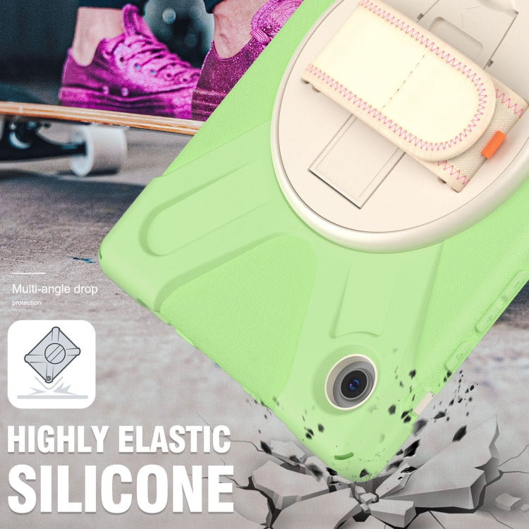 For Samsung Galaxy Tab A8 10.5 2021 Silicone + PC Tablet Case(Matcha Green) by bashfashion