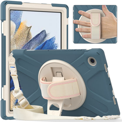 For Samsung Galaxy Tab A8 10.5 2021 Silicone + PC Tablet Case(Cornflower Blue) by bashfashion